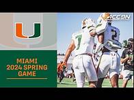 Video thumbnail for 2024 Miami Hurricanes Spring Football Game