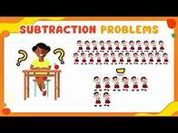 Video thumbnail for Learn How to Subtract Basic Math Subtraction Word Problems with Pictures for Kids Show Your Work
