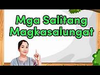 Video thumbnail for Mga Salitang Magkasalungat|Antonyms|Video Lesson for Kids| Filipino1-Grade1,Grade2