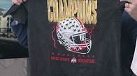 Video thumbnail for National champions! Showing off the new Ohio State merchandise