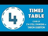 Video thumbnail for 4 Times Table Song (Cover of I’m Still Standing by Taron Egerton)