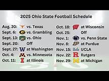 Video thumbnail for 2025 Ohio State Football Schedule Released: Texas, Michigan, and More