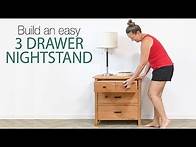 Video thumbnail for Build an easy 3 Drawer Nightstand