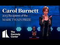 Video thumbnail for Carol Burnett Acceptance Speech | 2013 Mark Twain Prize