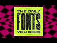 Video thumbnail for Top 20 FREE FONTS | Photoshop, Illustrator, Premiere & After Effects