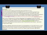 Video thumbnail for Directed writing - example response (CAIE/ AICE AS Level English Language 9093)