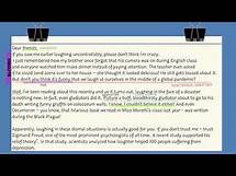 Video thumbnail for Directed writing - example response (CAIE/ AICE AS Level English Language 9093)