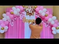 Video thumbnail for DIY BIRTHDAY BACKDROP DECORATION IDEAS | BIRTHDAY DECORATION IDEAS | Rex Montalbo