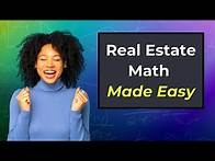 Video thumbnail for Real Estate Math - 35 Math Questions on the Real Estate Exam (Compilation)