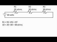 Video thumbnail for Circuits in Series: How to Find Current, and Voltage of Each Resistor