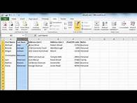 Video thumbnail for How to Make Excel 2010 Sortable List