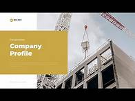 Video thumbnail for Free Construction Company profile PPT & Google Slides Template