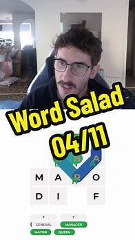 Video thumbnail for Interactive Word Challenge Game: Can You Complete the Word Salad Puzzle?