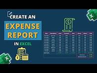 Video thumbnail for How to Create an Expense Report in Excel