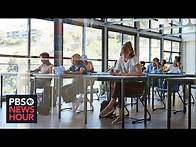 Video thumbnail for As colleges and universities drop admission tests, what's the impact on enrollment?
