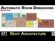 Video thumbnail for #71 | Revit Tutorial - Automatic Room Dimensions (Room Tag)