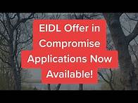 Video thumbnail for SBA EIDL Offer in Compromise aka Forgiveness Application #eidl #sba #eidlloan #eidlupdate #sbaeidl