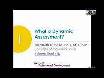 Video thumbnail for Dynamic Assessment: Module 1