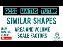 Video thumbnail for Similar Shapes - Area and Volume Scale Factors | GCSE Maths Tutor