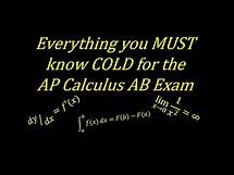 Video thumbnail for 💥💥💥Stuff You MUST Know Cold for the AP Calculus AB Exam💥💥💥[EVERYTHING YOU NEED TO KNOW] 2025