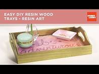 Video thumbnail for Easy DIY Resin Wood Trays - Resin Art | Hobby Lobby®