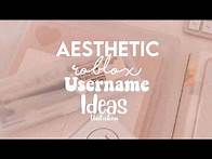 Video thumbnail for ♡Aesthetic Roblox username idea (untaken) part 1.♡