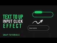 Video thumbnail for CSS input click Animation - [step-by-step]