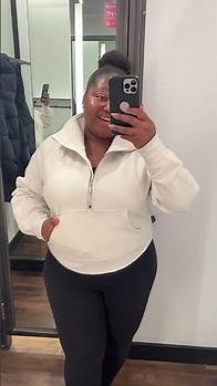 Video thumbnail for Is the Lululemon Scuba oversized funnel neck half zip worth the hype?