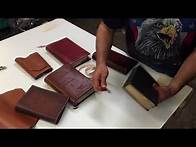 Video thumbnail for Leather Bible Covers