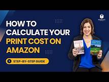 Video thumbnail for Calculating colour VS black and white print costs on Amazon