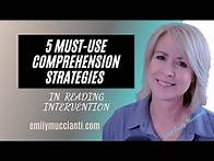 Video thumbnail for 5 Easy Comprehension strategies for reading intervention