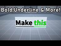 Video thumbnail for How to make your TEXT SPECIAL in Obby Creator...