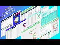 Video thumbnail for Simple Project Plan Templates - Excel