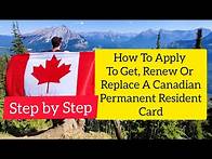 Video thumbnail for How To Renew A Canadian Permanent Resident card (Canadian Permanent Resident Card)