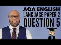 Video thumbnail for AQA English Language Paper 2 Question 5 (2025 & 2026 Exams)