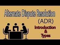 Video thumbnail for ADR - Alternative Dispute Resolution| Definition Types & Benefits of ADR| ADR Law Lectures