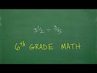 Video thumbnail for How to Divide Fractions – 6th Grade Math