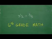 Video thumbnail for How to Divide Fractions – 6th Grade Math