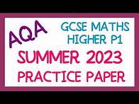 Video thumbnail for [AQA GCSE Maths] - Practice Paper 1H