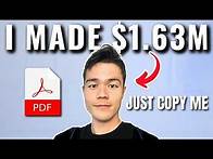 Video thumbnail for How to Create an eBook FAST and Sell it Online (And Make $10k/mo)