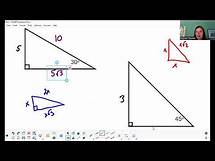 Video thumbnail for Special Right Triangles (Geometry) - One Minute Math