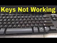 Video thumbnail for Computer Keyboard Keys Not Working-How To Fix It Easily-Tutorial