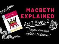 Video thumbnail for GCSE English Literature Revision | Macbeth Explained | Act I Scene 2 | Annotate with an Examiner