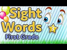 Video thumbnail for Sight Words - First grade Dolch list