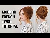 Video thumbnail for Modern French Twist Hairstyle Tutorial | Twisted Updo Formal Styling Technique | Kenra Professional