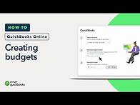 Video thumbnail for How to create budgets in QuickBooks Online