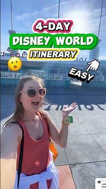 Video thumbnail for SIMPLE 4-Day Disney World Itinerary! 😮🏰 (Vacation Planning Tips & Schedule)