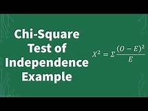 Video thumbnail for How To Calculate the Chi-Square Test Of Independence | Statistics Example