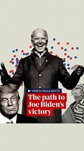 Video thumbnail for The path to Joe Biden’s victory: five days in five minutes