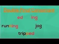 Video thumbnail for Doubling the Final Consonant | Spelling Rules | EasyTeaching